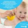 Developing massage ball, diameter 8 cm, color yellow crumb I