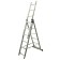 Enkor 69682 staircase, three -section, aluminum, 8 steps