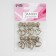 Galanterery castle for lightning "Spiral", No. 5, decorative, 10 pcs, Nickel color