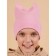 Children's hat, size 48-50, pink color