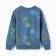 Sweatshirt for boys, jeans/dino color, height 110 cm