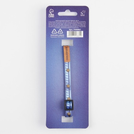 A collar for dogs and cats with Fasteks "Favorite", 30x1 cm-4