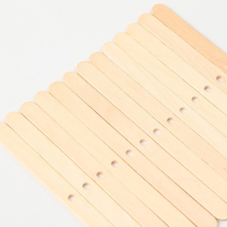 Candle Diy wick holder, wood, D holes = 0.4 cm, 11.5 x 1 cm-2