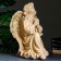 Figure "Angel on the knee" ivory, 58x48x38cm