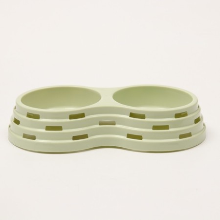 Helpering plastic bipplate 2 x 160 ml, 25 x 14 x 5 cm, green-2