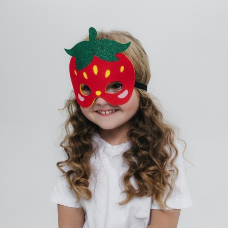 Carnival set of masks "Fruit party", 5 pcs.-4