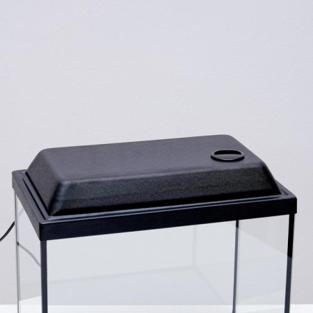 Aquarium "rectangular" with a lid, 35 liters, 42 x 25 x 33/38 cm, black-3