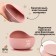 Baby plate on a suction cup 350 ml., M&B, 12xx12x8, dusty rose