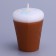 Decorative candle "Easter cup"