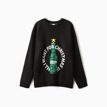 New Year. Knitted jumper KAFTAN Beer size 54-6