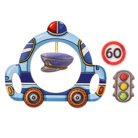 Speech therapy game. Respiratory simulator "Police"