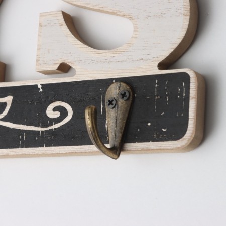 Hooks decorative wood "house. Keys" 3.5x35x17.5 cm-2