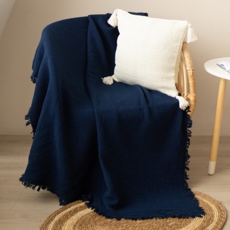 Plaid SL Home 4x layin. Muslin 150*200 cm, central 100% cotton