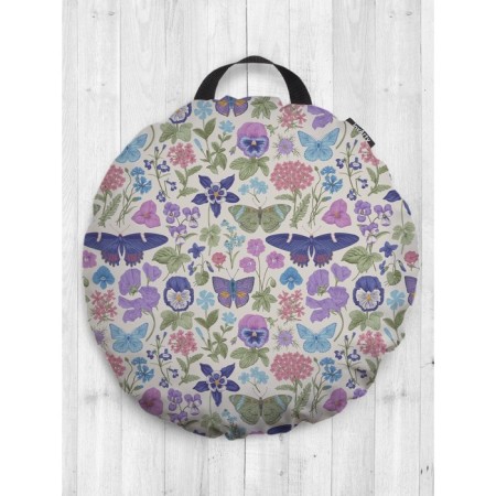 Siddle Pill "Butterfly and Leaves", Decorative, D = 52 cm