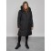 Coat insulated winter female, size 42, black color