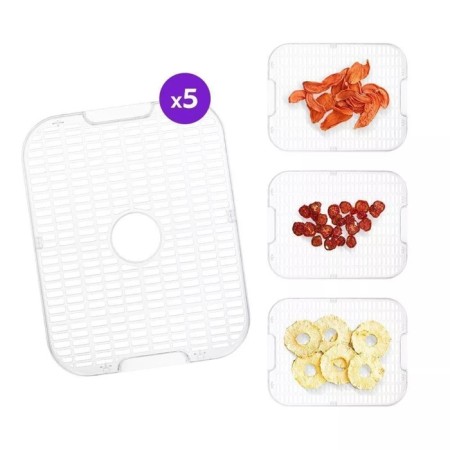 Drywall for vegetables and fruits KitFort KT-1959, 450 W, 5 tiers, timer, white-4