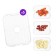 Drywall for vegetables and fruits KitFort KT-1959, 450 W, 5 tiers, timer, white