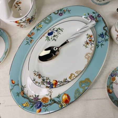 Oval dish Lenardi Hanomi, length 35.5 cm