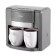 Coffee machine KitFort KT-7302, drip, 500 watts, 0.3 l, gray