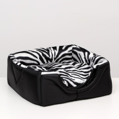 Transformer house square 43 x 43 x 34 cm, zebra coloring-5