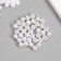 Beads for creativity plastic "Pearls White" d = 1 cm set 500 grams