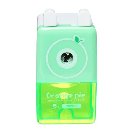 Mechanical grinding grinder with a classic container green-1