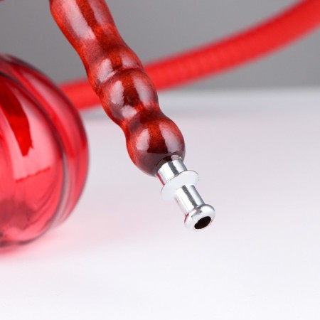 Hookah "tunch", 25 cm, 1 pipe, red-3