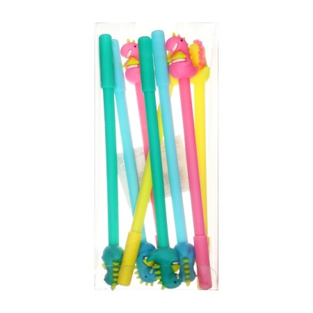 Dino gel-ghost pen, mix-4