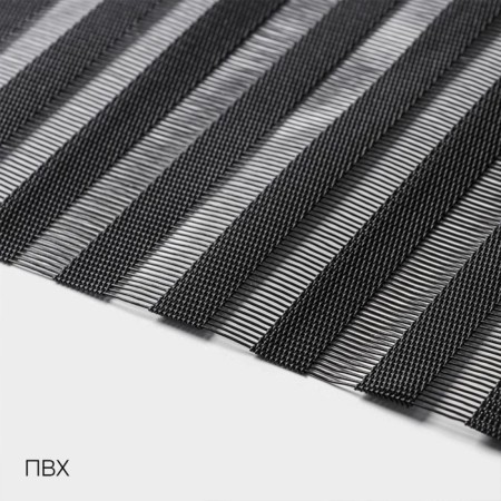 Set of serving napkins on the Magistro table, 4 pcs, 30 × 45 cm, black color-2