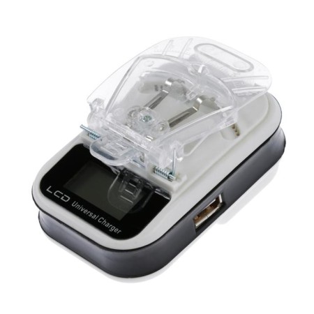 UC-21 network charger, display, universal for removable batteries
