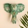 Souvenir tree "Elephant Head" 28x26x10.5 cm