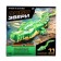 The animal "alligator", light effects, works from batteries, 11 details, green color