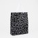 Household bag without fastening, black color
