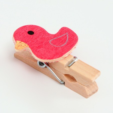 Decorative clothespins with a rope for the suspension "Ducks" set 10 pcs. - 1, 5 × 12 × 14 cm-3