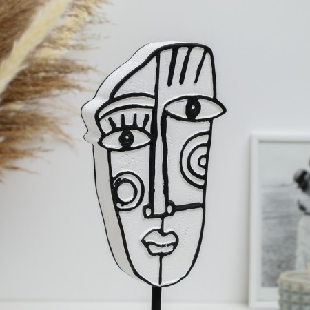 Figure "Lucretius on the stand" Black and white, 34cm-1