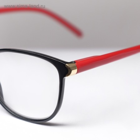 Finished glasses FM 382 C1, the color is red-black, +2-5