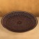 Largan Rishtan ceramics "Patterns", 42 cm, brown
