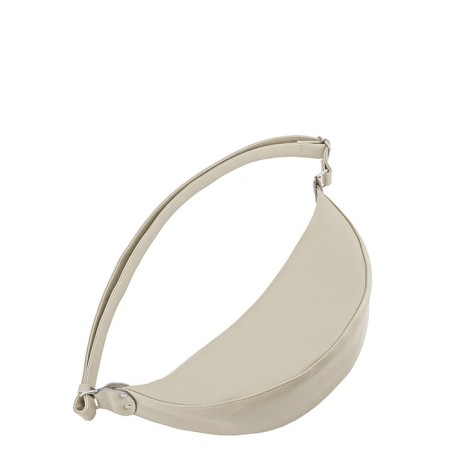 Bag over the shoulder, lightning department, beige color 12x40x15cm-1