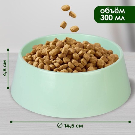 Plastic bowl 300 ml, olive-4