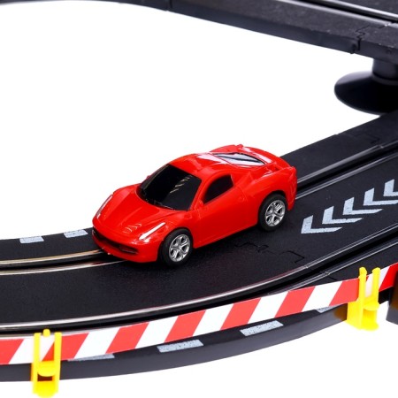 Auto traffic racing "Racing on Super Caras", 546 cm, with 2 cars, a remote control + manual generator, works from the network-2