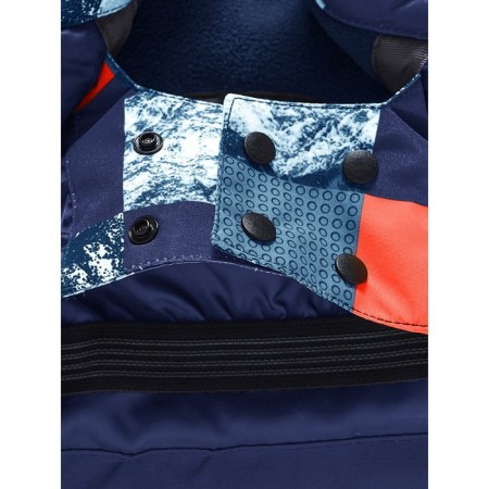 Ski costume for a boy, height 128 cm, dark blue color-9