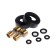 Accoona A7122F bath mixer, silumin, 35 mm cartridge, pour 30 cm, black
