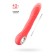 Stimulator with the up & Down Flovetta Flox, 21.5 cm, silicone, coral color