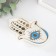 Souvenir ceramic stand for the ring "Hand of Fatima" 8x11.8x1.6 cm