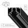Magnetic busbar for stretch ceiling A473206, 23.5x200x4.6 cm, black