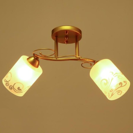 Chandelier 1082/2GD 40W E27 gold 46x15x24 cm-2