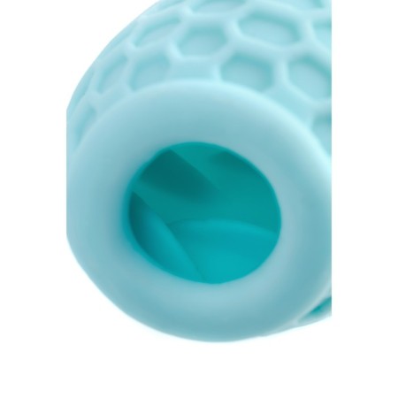 Masturbator A-Toys Pufl, turquoise, three, 6 cm d 2.7 cm-14