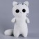 Мягкая игрушка «Кот», 30 см, цвет серый