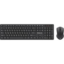 Keyboard set and Defender Lima C-993, wireless, membranes, 1000 dpi, USB, black