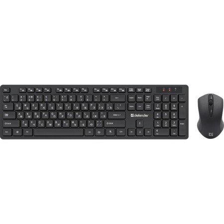 Keyboard set and Defender Lima C-993, wireless, membranes, 1000 dpi, USB, black